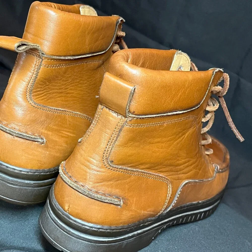 COACH | Vintage Tan Leather Boots| Wmns Sz 9.5 - Picture 7 of 12